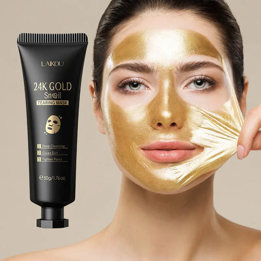 Gold Foil Snail Tear-Off Mask Hydrating - Vilion