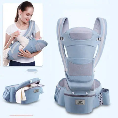 Ergonomic Baby Carrier Infant Baby Hipseat Carrier 3 In 1 Front Facing Ergonomic Kangaroo Baby Wrap Sling Vilion