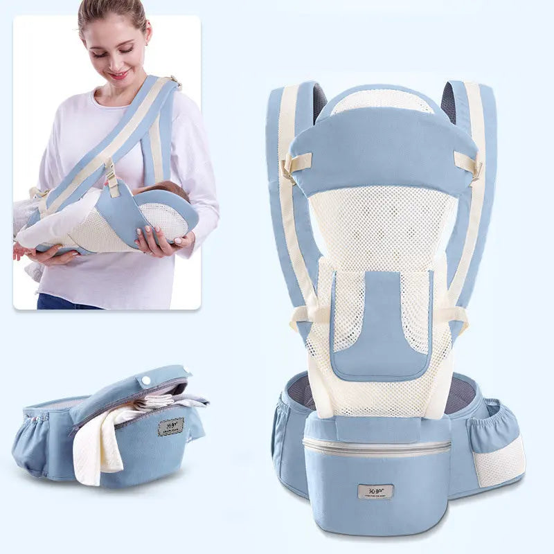 Ergonomic Baby Carrier Infant Baby Hipseat Carrier 3 In 1 Front Facing Ergonomic Kangaroo Baby Wrap Sling Vilion