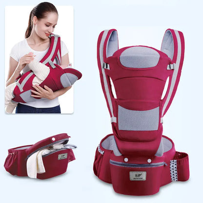 Ergonomic Baby Carrier Infant Baby Hipseat Carrier 3 In 1 Front Facing Ergonomic Kangaroo Baby Wrap Sling Vilion