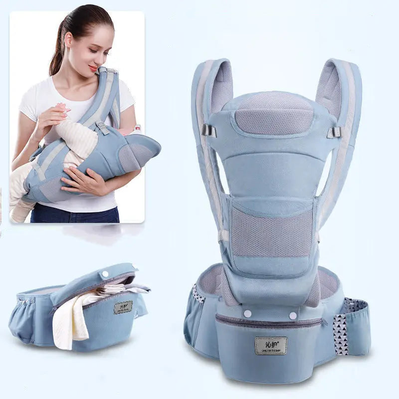 Ergonomic Baby Carrier Infant Baby Hipseat Carrier 3 In 1 Front Facing Ergonomic Kangaroo Baby Wrap Sling Vilion