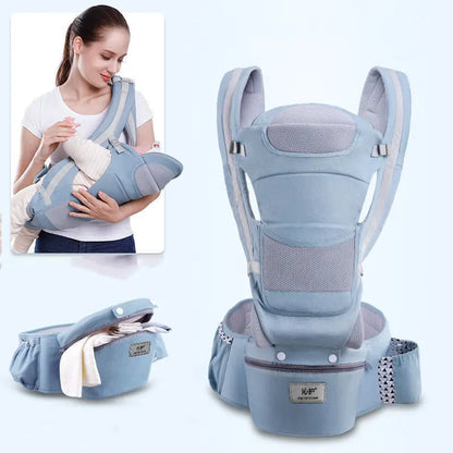 Ergonomic Baby Carrier Infant Baby Hipseat Carrier 3 In 1 Front Facing Ergonomic Kangaroo Baby Wrap Sling Vilion