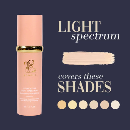 BOTAGUS Foundation 4 In 1-Light Spectrum,Protecting From Sun With SPF 50,For Gym, Sports, Dancing Concealer Coverage Flawless - Vilion