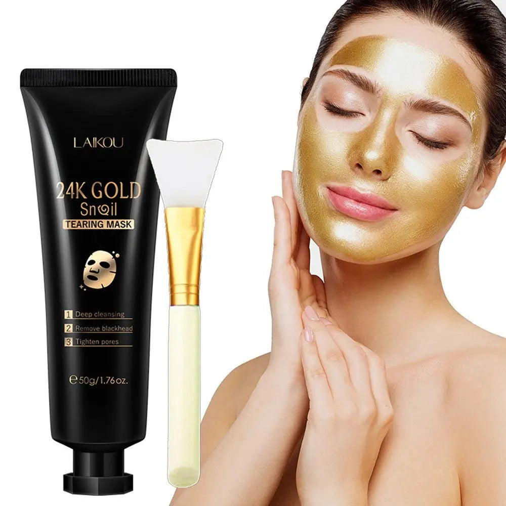 Gold Foil Snail Tear-Off Mask Hydrating - Vilion