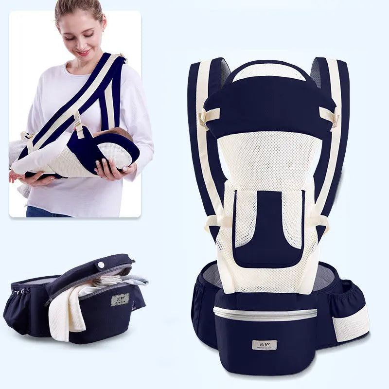 Ergonomic Baby Carrier Infant Baby Hipseat Carrier 3 In 1 Front Facing Ergonomic Kangaroo Baby Wrap Sling Vilion