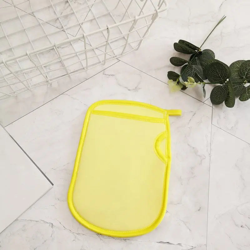 Shower Glove Spa Exfoliator Two-sided Bath Glove Body Cleaning Scrub Mitt Rub Dead Skin Removal Bathroom - Vilion