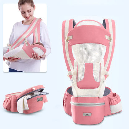 Ergonomic Baby Carrier Infant Baby Hipseat Carrier 3 In 1 Front Facing Ergonomic Kangaroo Baby Wrap Sling Vilion