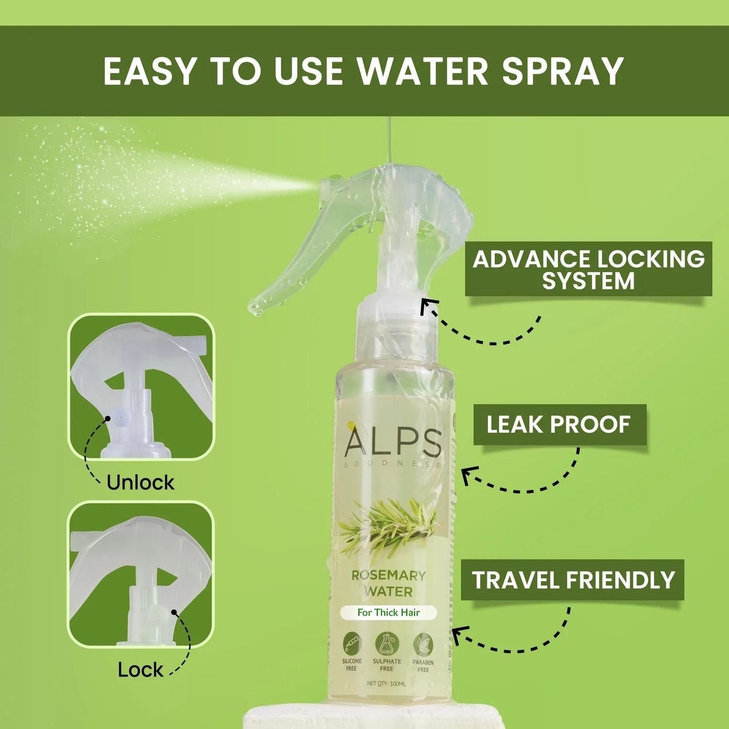 Rosemary Water, Hair Spray For Regrowth Buy 1 Get 2 Free da075y-ar