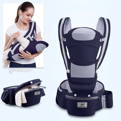 Ergonomic Baby Carrier Infant Baby Hipseat Carrier 3 In 1 Front Facing Ergonomic Kangaroo Baby Wrap Sling Vilion