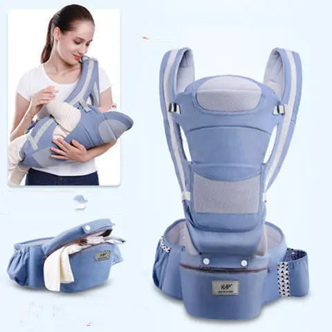 Ergonomic Baby Carrier Infant Baby Hipseat Carrier 3 In 1 Front Facing Ergonomic Kangaroo Baby Wrap Sling Vilion