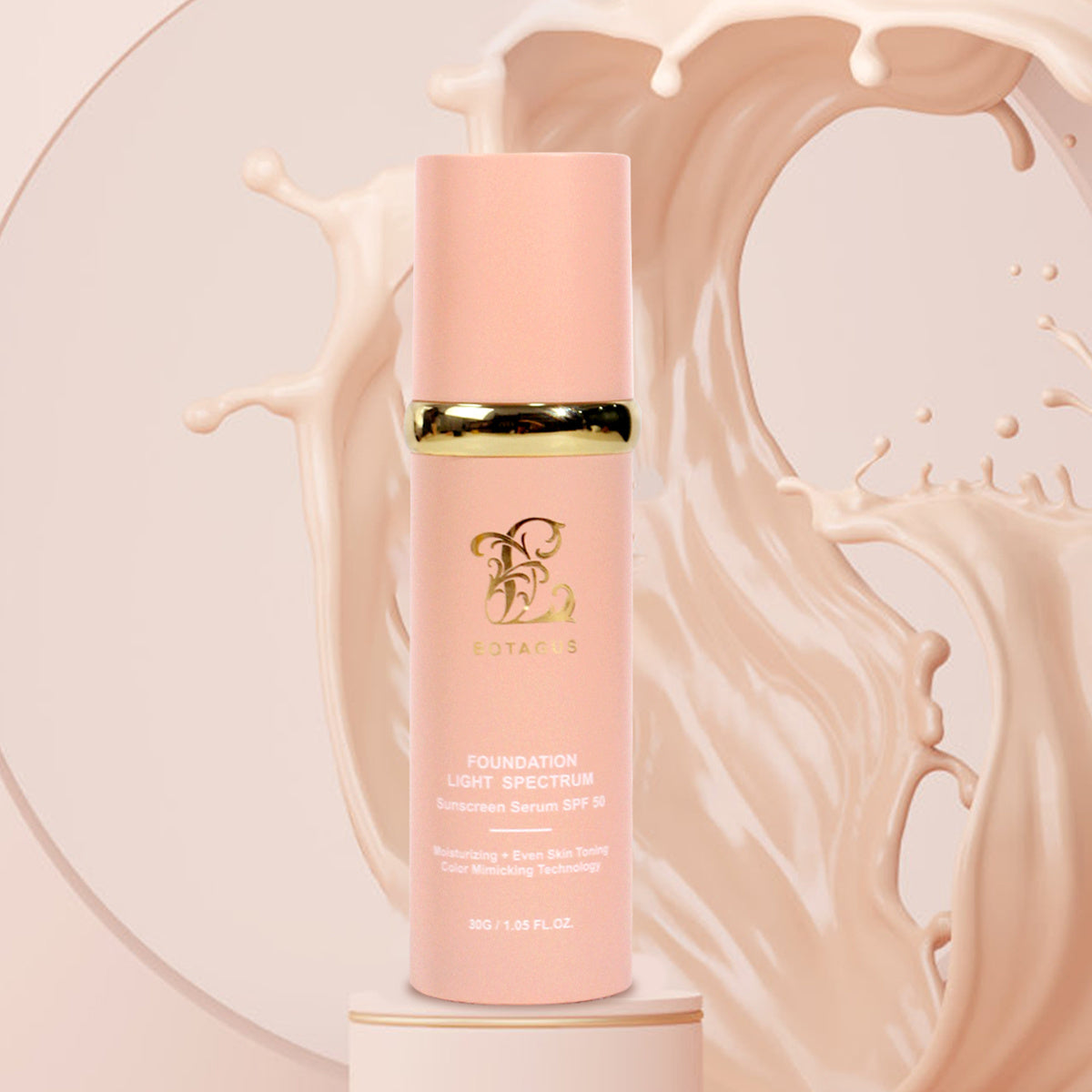 BOTAGUS Foundation 4 In 1-Light Spectrum,Protecting From Sun With SPF 50,For Gym, Sports, Dancing Concealer Coverage Flawless - Vilion